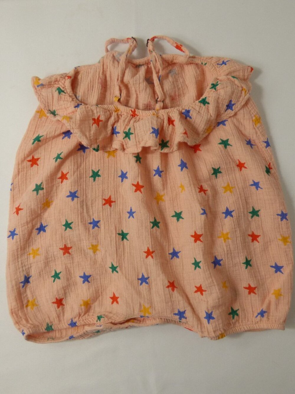 BOBO CHOSES Pink Star Romper, Size 12 Months - Picture 3 of 4